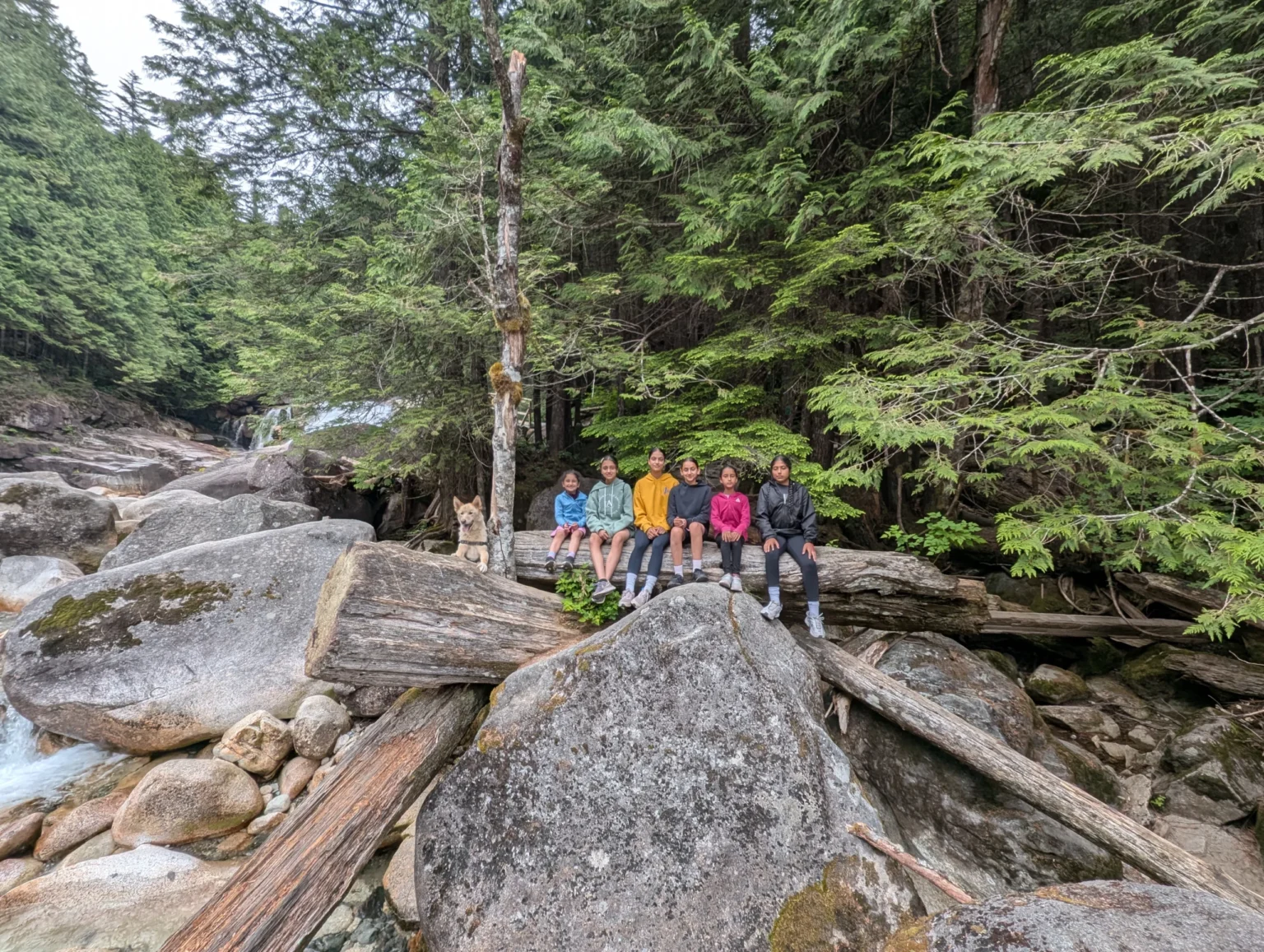 Youth players learning outdoor stewardship