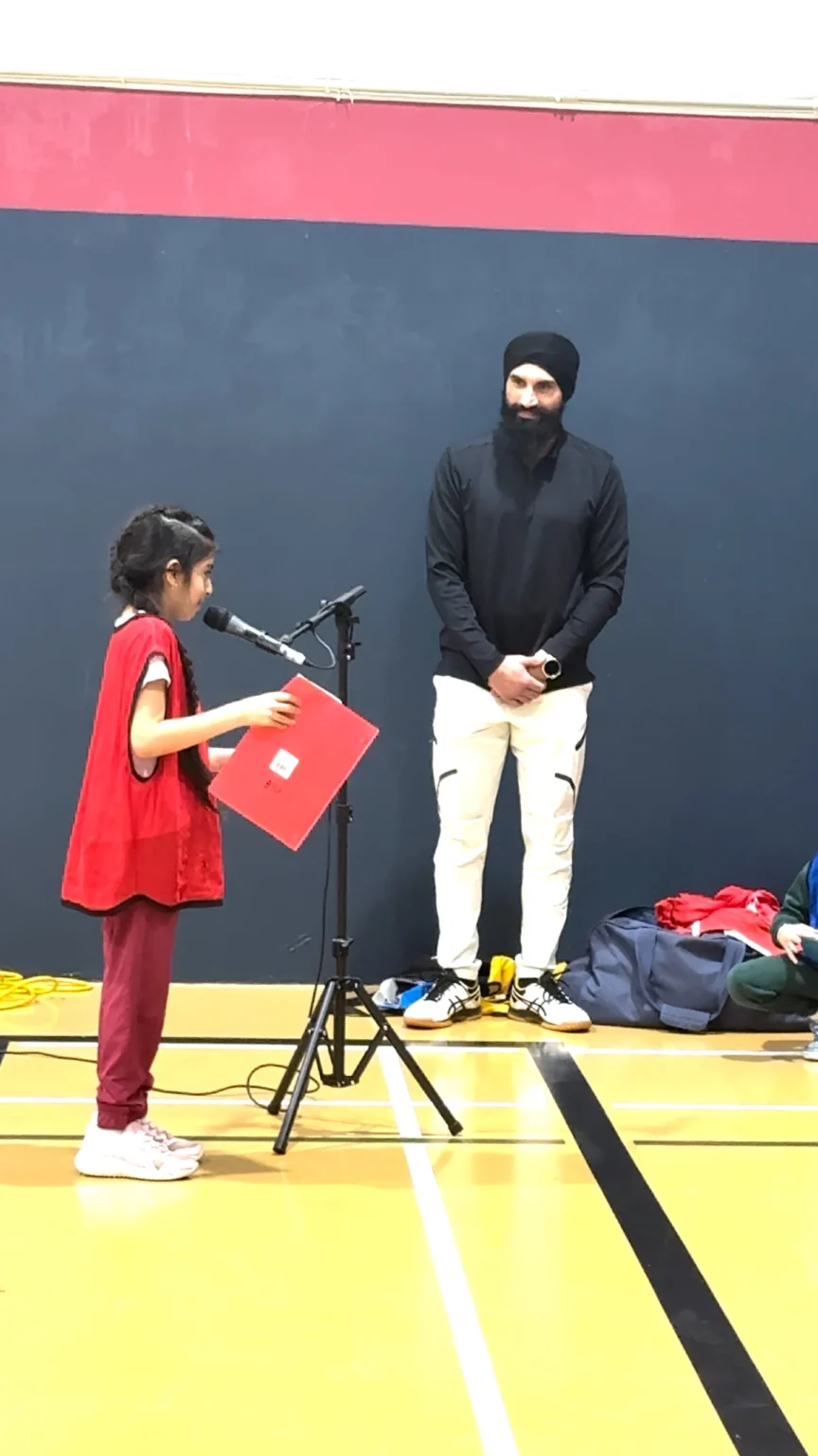 Player speaking on club community impact