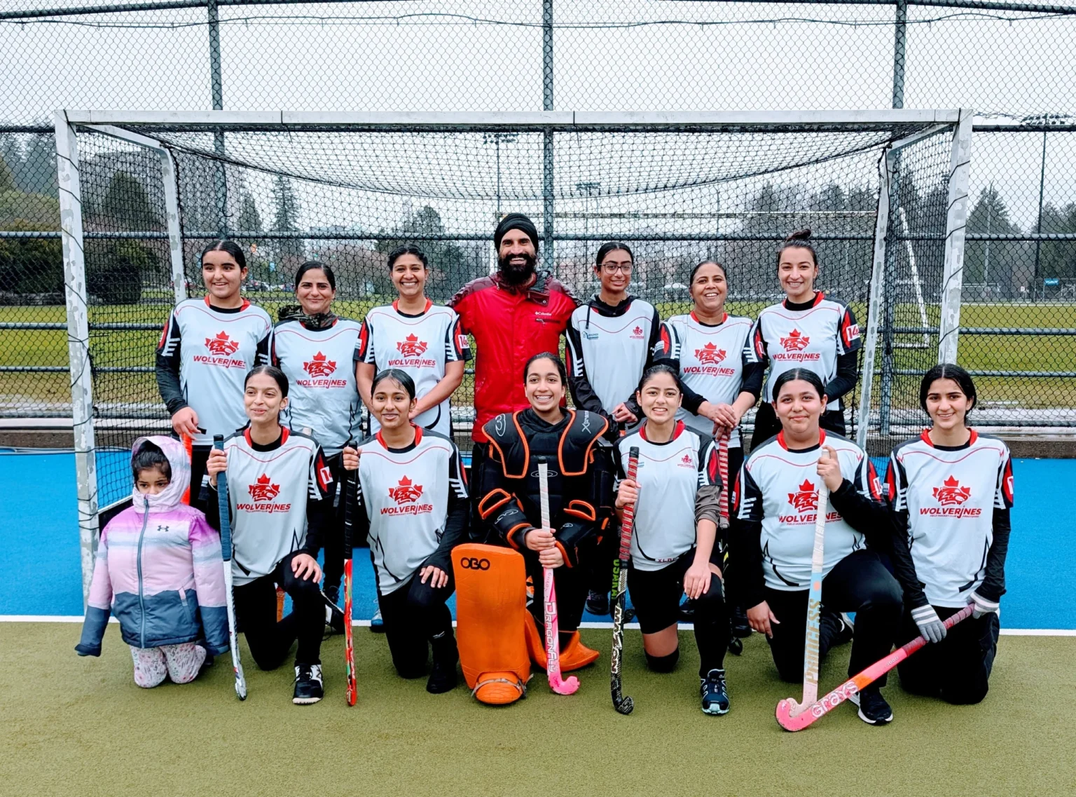Wolverines field hockey tournament match