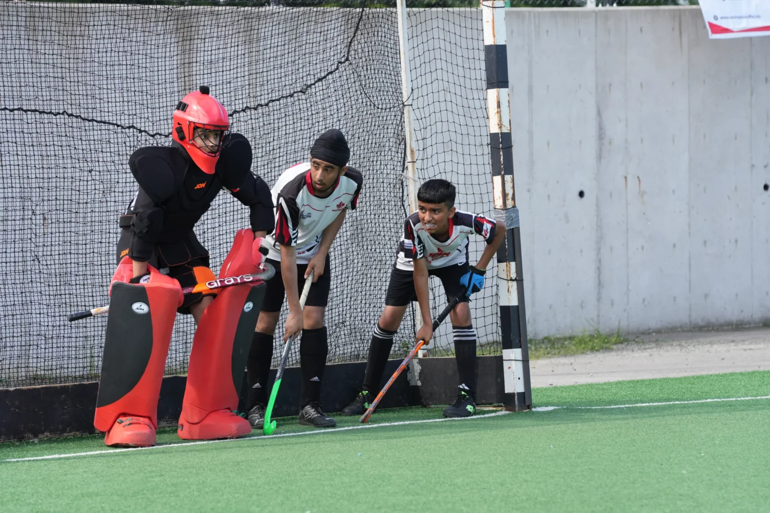 Team celebration during tournament game
